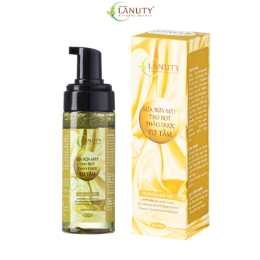 Sữa rửa mặt tạo bọt tơ tằm Lanuty 150ml - Dưỡng ẩm, sáng da, se khít lỗ chân lông 7 Sữa rửa mặt tạo bọt tơ tằm Lanuty 150ml - Dưỡng ẩm, sáng da, se khít lỗ chân lông 7