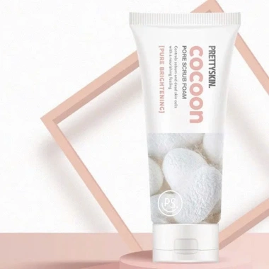 Sữa rửa mặt tẩy da chết Pretty Skin Cocoon Pore Scrub Foam 150ml – Giá ưu đãi 170.000đ