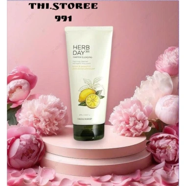 Sữa Rửa Mặt The Face Shop Herb Day 365 Chanh Bỏ Dầu Thừa Ngăn Mụn Da Sáng Mịn 135k