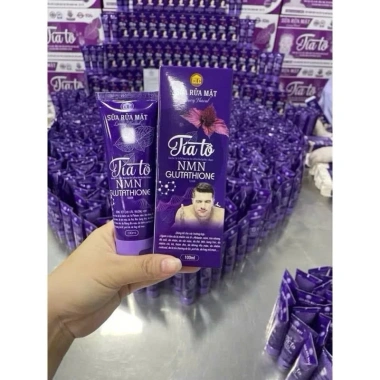 Sữa rửa mặt Tía Tô 120ml làm sạch sâu loại bỏ bã nhờn giảm mụn thâm dưỡng trắng da 39.000 VND