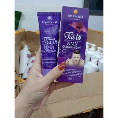 Sữa rửa mặt Tía Tô 120ml làm sạch sâu loại bỏ bã nhờn giảm mụn thâm dưỡng trắng da 39.000 VND