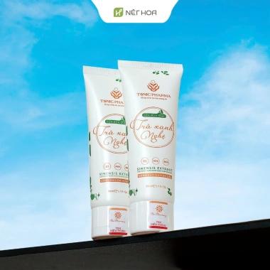 Sữa rửa mặt Tonic Pharma trà xanh nghệ 50g cho da dầu, da khô - Giảm 20% còn 60.000 4