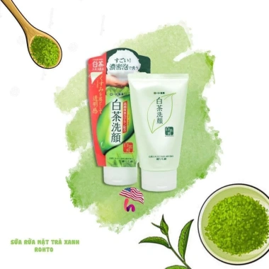 Sữa rửa mặt trà xanh Shirochasou Nhật Bản cho da dầu nhờn - Giảm giá 142.000đ