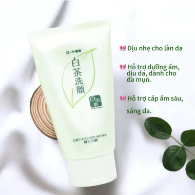Sữa rửa mặt trà xanh SHIROCHASOU ROHTO Nhật Bản - Dưỡng sạch sâu, giảm mụn, giá chỉ 146k VND