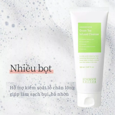 Sữa rửa mặt Trà Xanh Sungboon 150ml - Dành cho da dầu mụn, giảm giá 250.000đ