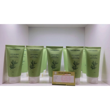 Sữa rửa mặt trà xanh The Nature Book 150g - Dành cho da mụn, da dầu, chính hãng, giá 214.320 6