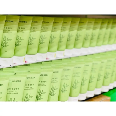 Sữa rửa mặt trà xanh The Nature Book 150g - Dành cho da mụn, da dầu, chính hãng, giá 214.320 9