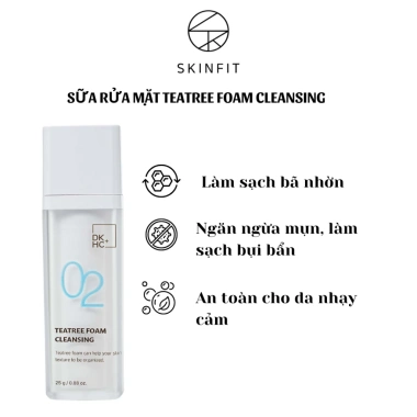 Sữa Rửa Mặt Tràm Trà Tea Tree Foam 02 Ngừa Mụn Giảm Thâm Giá 320k 2