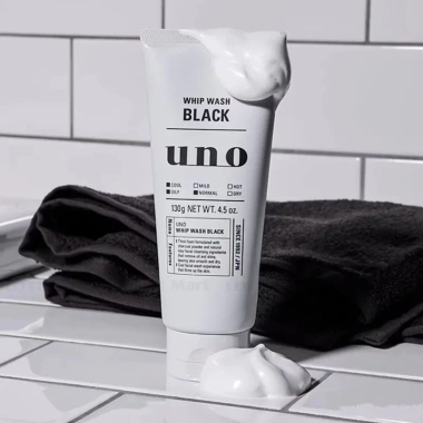 Sữa Rửa Mặt Uno Hot Gel Black Nhiều Bọt 100g - Giảm mụn, kiểm soát dầu, giá chỉ 21.850 VND