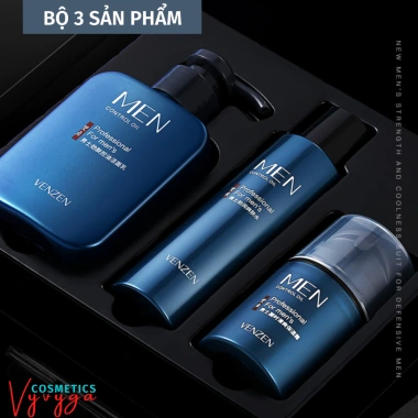 Sữa rửa mặt VENZEN kiểm soát dầu, toner nước hoa hồng, kem dưỡng ẩm VZ01 - Giá 69.000₫ 4