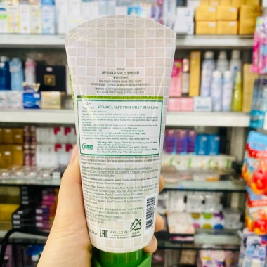 Sữa rửa mặt Welcos Kwailnara chiết xuất dưa leo 120g - Cleansing Foam Hàn Quốc, dưỡng ẩm dịu nhẹ, làm sạch dầu nhờn, giảm giá 145k