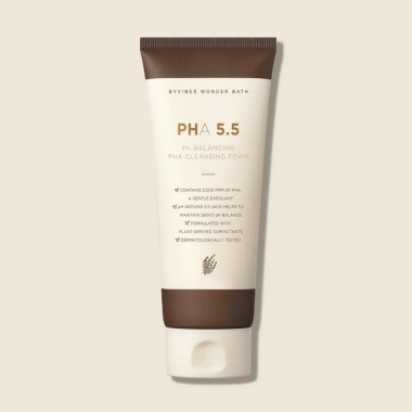 Sữa rửa mặt Wonder Bath PHA 5.5 tạo bọt nhẹ, da nhạy cảm 130ml - Giá chỉ 181.280₫