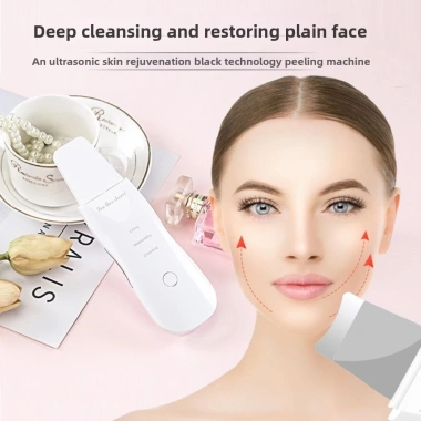 Sữa rửa mặt YUNAFIN, Máy chà sàn da siêu âm Ion sạc lại, máy tẩy đầu đen rung sâu di động, Giá chỉ 128.810₫