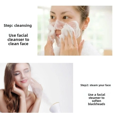 Sữa rửa mặt YUNAFIN, Máy chà sàn da siêu âm Ion sạc lại, máy tẩy đầu đen rung sâu di động, Giá chỉ 128.810₫