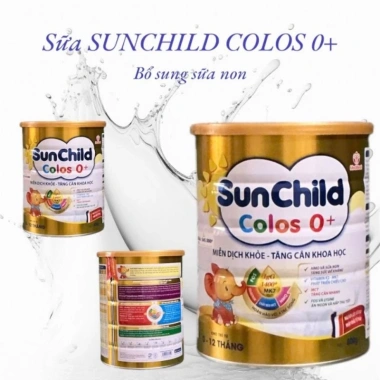 Sữa Sunchild Colos 0+ & 1+ Gold (HSD mới) - Phát triển toàn diện, Giá ưu đãi 465.000đ
