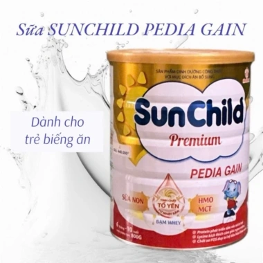 Sữa SUNCHILD Pedia Gain 800g HSD mới – Dinh dưỡng cho trẻ biếng ăn, 440.000 VND