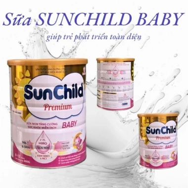 Sữa SUNCHILD PREMIUM BABY 800g HSD mới - Dành cho trẻ 0‑12 tháng, giảm giá 406.000₫ (giá gốc 495.320₫)