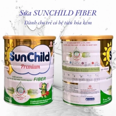 Sữa SUNCHILD PREMIUM FIBER 800g HSD mới – Tiêu hoá khỏe mạnh cho trẻ, giảm giá 356.000₫