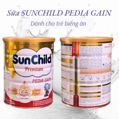 Sữa SunChild Premium Pedia Gain 800g HSD mới trẻ biếng ăn tăng cân, giá 380k 3