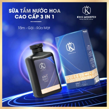 Sữa Tắm 350ml + Dung dịch vệ sinh 100ml King Monster - Giá 362.000đ giảm 97.740đ 3