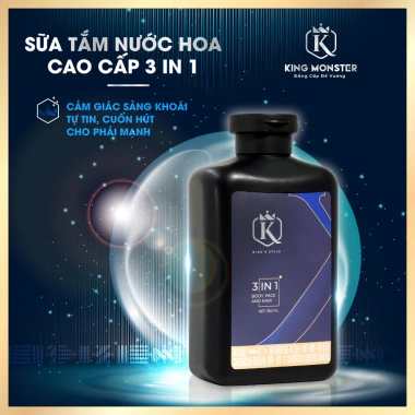 Sữa Tắm 350ml + Dung dịch vệ sinh 100ml King Monster - Giá 362.000đ giảm 97.740đ 5