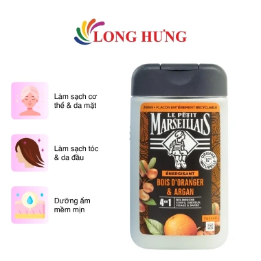 Sữa tắm 4 in 1 Le Petit Marseillais 92% hữu cơ 250ml - Giá chỉ 199.000đ