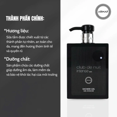 Sữa Tắm Armaf Club De Nuit Woman 360ml - Hương Nước Hoa Nam, Giá Ưu Đãi 406.430₫ 4