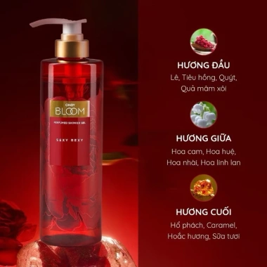 Sữa tắm Cindy Bloom Aroma Flower 640g - Hương ngọt ngào, nữ tính, giảm giá 20% chỉ 159.999đ