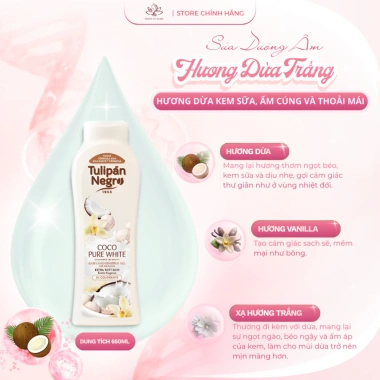 Sữa tắm dưỡng ẩm chuyên sâu Tulipán Negro Soft Care giá 263k Hwin Beauty 5