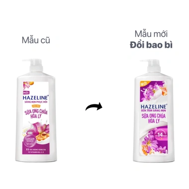 Sữa tắm dưỡng thể Hazeline 800g Dưỡng ẩm, làm sáng da, da mềm mịn, giá chỉ 104.999