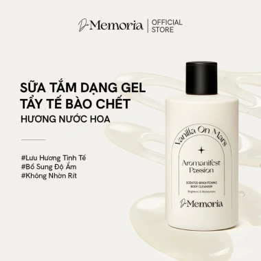 Sữa tắm gel De Memoria Aromanifest - Tẩy tế bào chết, sáng da, hương thơm 300ml - 319.000₫ 3