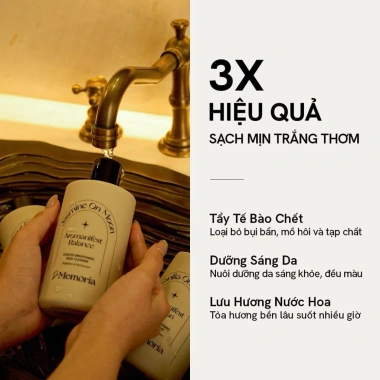 Sữa tắm gel De Memoria Aromanifest - Tẩy tế bào chết, sáng da, hương thơm 300ml - 319.000₫ 4