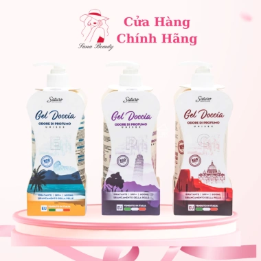 Sữa tắm Gel Nước Hoa Doccia 600ml - Hương thơm lâu, dưỡng da sáng mịn, kháng khuẩn Unisex - Giá 245.000₫ (giảm từ 308.700₫)