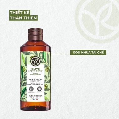 Sữa tắm gel Olive & Petitgrain Yves Rocher 400ml - Dưỡng ẩm, thư giãn, giảm giá 275k 5
