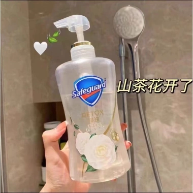 Sữa tắm Gel trà xanh ngọc lam 540ml: Dưỡng ẩm, làm dịu lựu đỏ, hương thơm lâu trôi 4