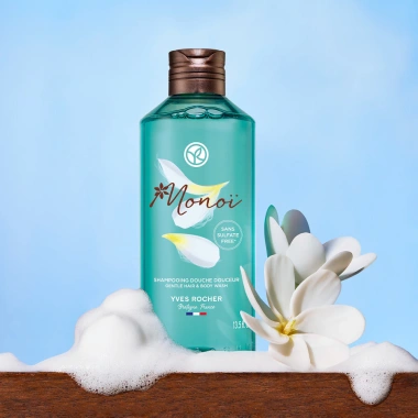Sữa tắm gội 2 trong 1 Yves Rocher Monoi hương hoa Tiaré 400ml - Giá chỉ 294.000đ
