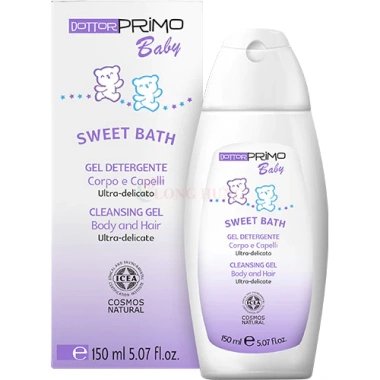 Sữa tắm gội Dottorprimo Baby Sweet Bath 150ml - Làm sạch, dưỡng ẩm da bé, chỉ 89.000đ