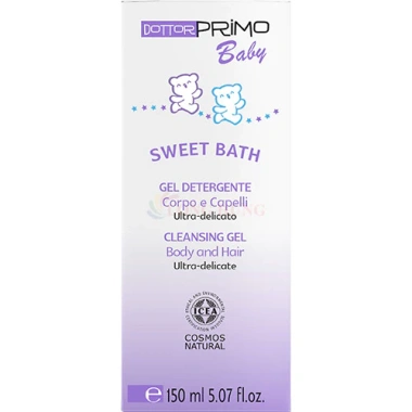 Sữa tắm gội Dottorprimo Baby Sweet Bath 150ml - Làm sạch, dưỡng ẩm da bé, chỉ 89.000đ