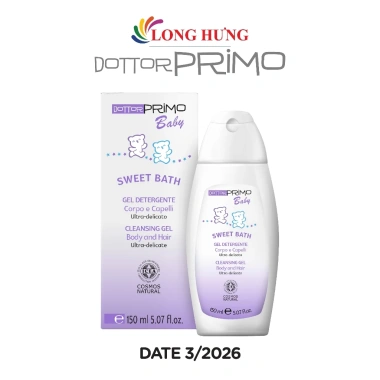Sữa tắm gội Dottorprimo Baby Sweet Bath 150ml - Làm sạch, dưỡng ẩm da bé, chỉ 89.000đ 5 Sữa tắm gội Dottorprimo Baby Sweet Bath 150ml - Làm sạch, dưỡng ẩm da bé, chỉ 89.000đ 5