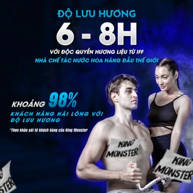 Sữa tắm gội nam KING MONSTER 3 in 1 hương nước hoa cao cấp 350ml - 229.000 VND 4