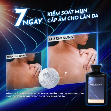 Sữa tắm gội nam King Monster hương nước hoa cao cấp 350ml - Giá chỉ 219.000₫ 6