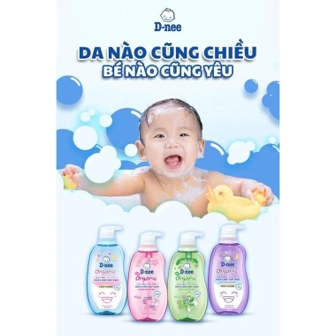 Sữa tắm gội toàn thân Dnee 380ml cho bé 0-3 tuổi, an toàn, dịu nhẹ, giảm giá 75.000₫ 6