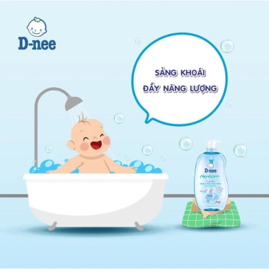 Sữa tắm gội toàn thân Dnee 380ml cho bé 0-3 tuổi, an toàn, dịu nhẹ, giảm giá 75.000₫ 8