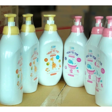 Sữa tắm gội trẻ em OZE Ultra Mild Head To Toe 550ml Dưỡng ẩm nhẹ an toàn da nhạy cảm giá ưu đãi 122.000₫