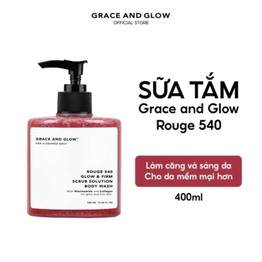Sữa tắm GRACE AND GLOW Body Wash 400ml Rosslyn – Dưỡng sáng, ẩm sâu, tẩy da chết, da mềm mịn 5