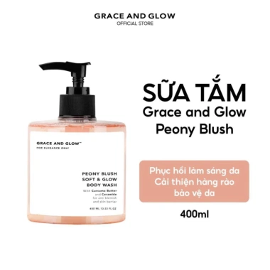 Sữa tắm GRACE AND GLOW Body Wash 400ml Rosslyn – Dưỡng sáng, ẩm sâu, tẩy da chết, da mềm mịn 6