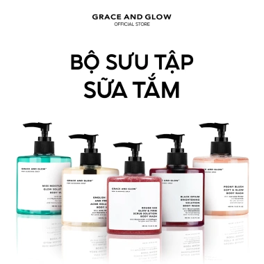Sữa tắm GRACE AND GLOW trắng da, dưỡng ẩm, tẩy da chết 400ml - Giá 107.000đ 2 Sữa tắm GRACE AND GLOW trắng da, dưỡng ẩm, tẩy da chết 400ml - Giá 107.000đ 2