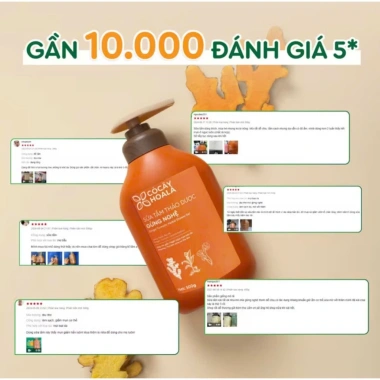 Sữa tắm Gừng Nghệ Natural Organic cho mẹ bầu giữ ấm cơ thể mùa lạnh - 258.750₫ 4 Sữa tắm Gừng Nghệ Natural Organic cho mẹ bầu giữ ấm cơ thể mùa lạnh - 258.750₫ 4