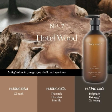 Sữa tắm Hetras Body Wash 1.000ml hương nước hoa - Giá 450.000đ, giảm so với 571.500đ 6