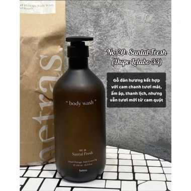 Sữa tắm Hetras Body Wash 1.000ml hương nước hoa - Giá 450.000đ, giảm so với 571.500đ 9
